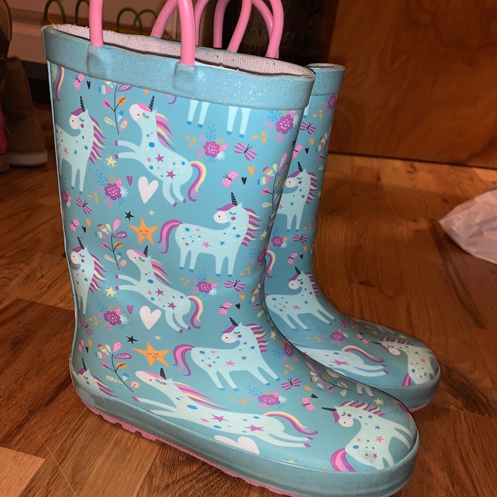 Western Cheif unicorn rain boots